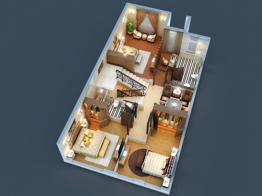 3D Floor Plan 4